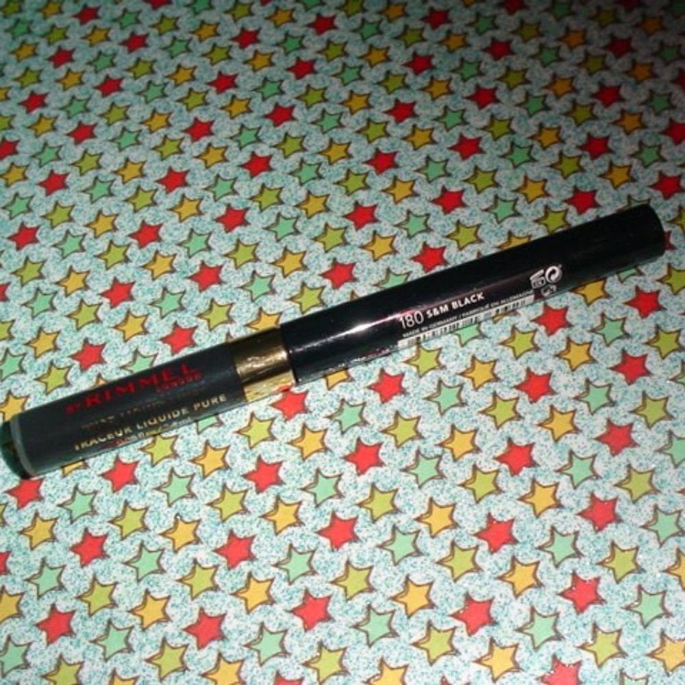 RIMMEL New Pure Liquid Liner S&M BLACK